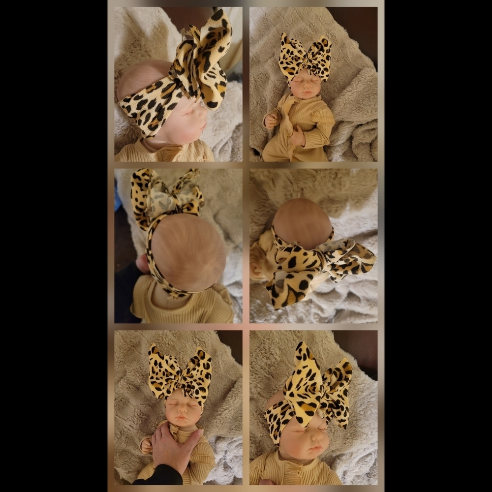 Leopard Print Baby Headband
